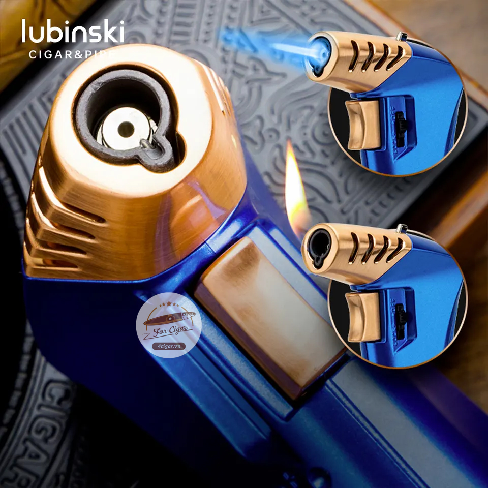 Bật lửa khò để bàn yja-10035 hai chế độ ngọn lửa