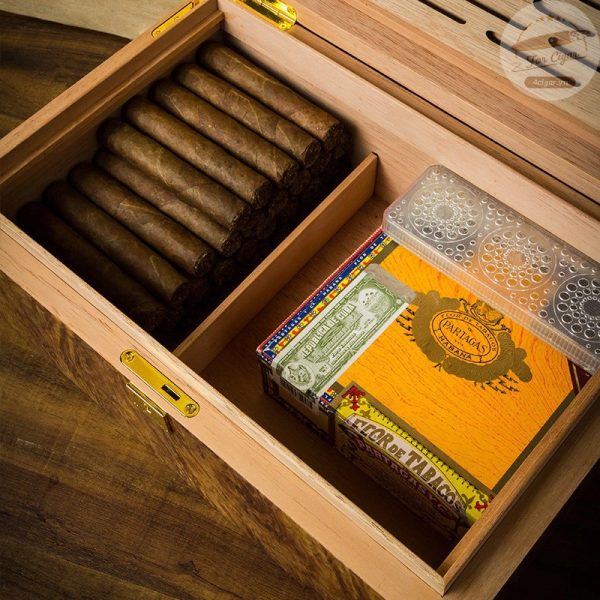 Bảo quản xì gà tốt với gỗ tuyết tùng của hộp bảo quản YJA-60009