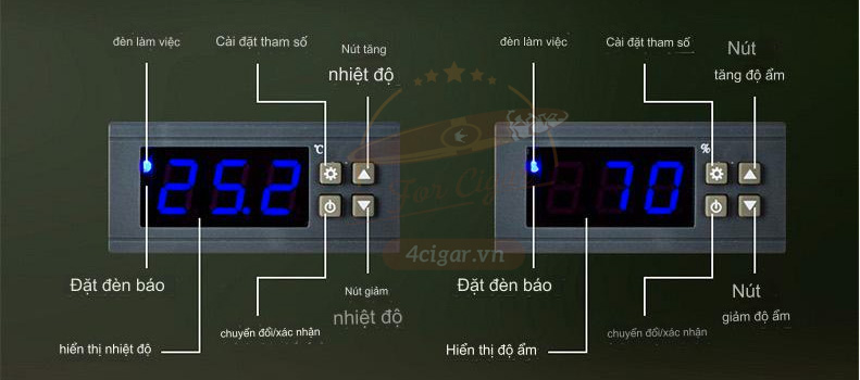 Hướng dẫn sử dụng và cài đặt tủ bảo quản xì gà Lubinski RA-999