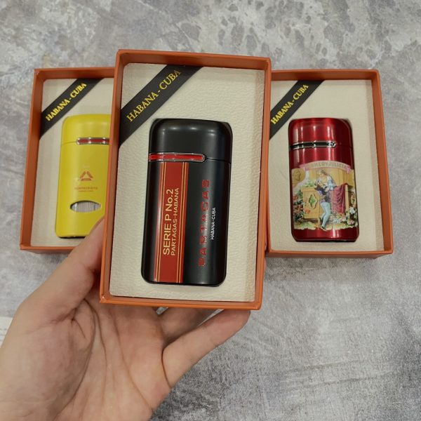 Set phụ kiện cigar 2 món khò cắt mẫu mới GF-002